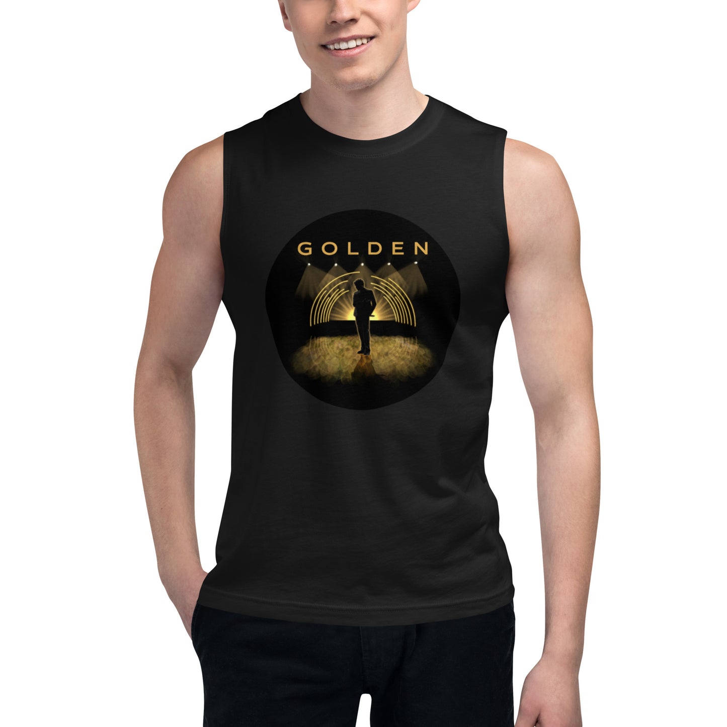 Jungkook GOLDEN Album Art Tank Top