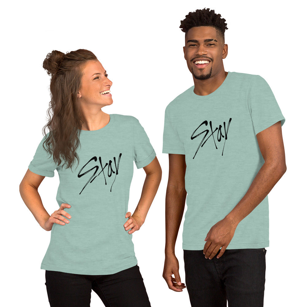 STAY Unisex T-shirt - Black Ink