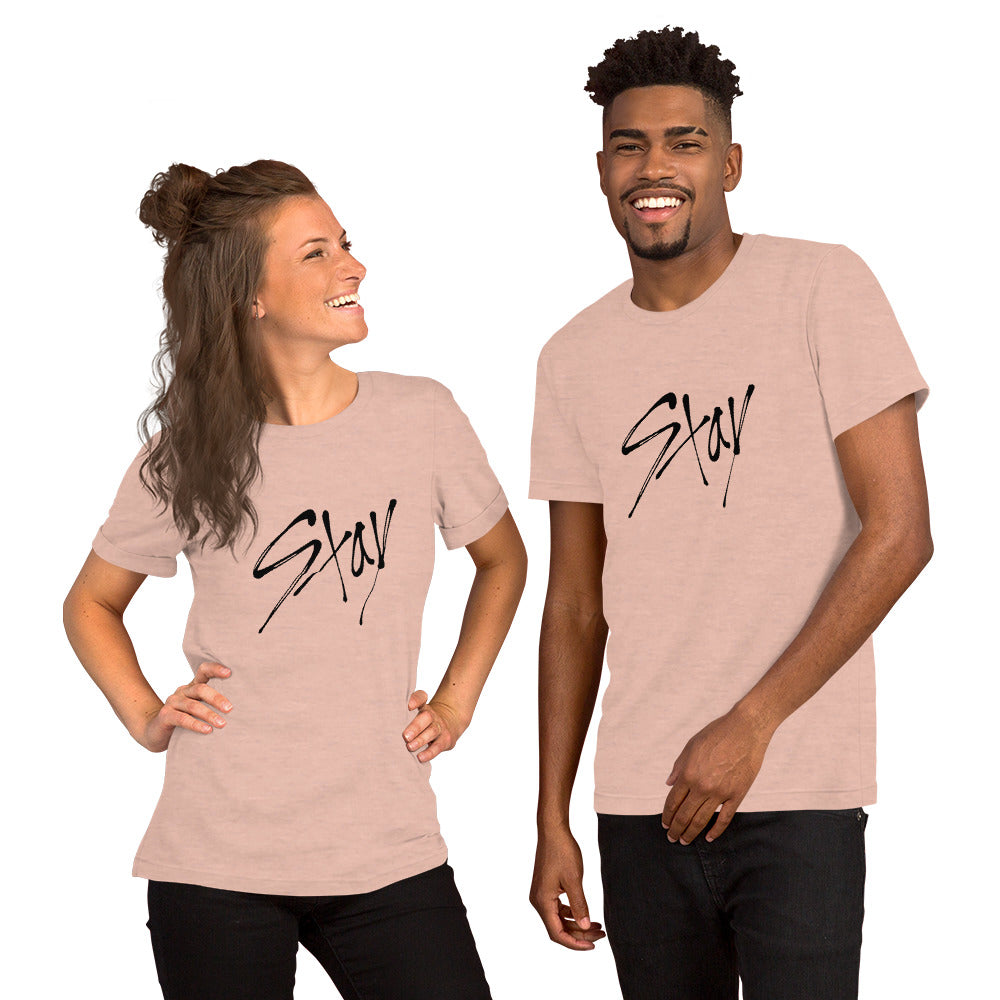 STAY Unisex T-shirt - Black Ink