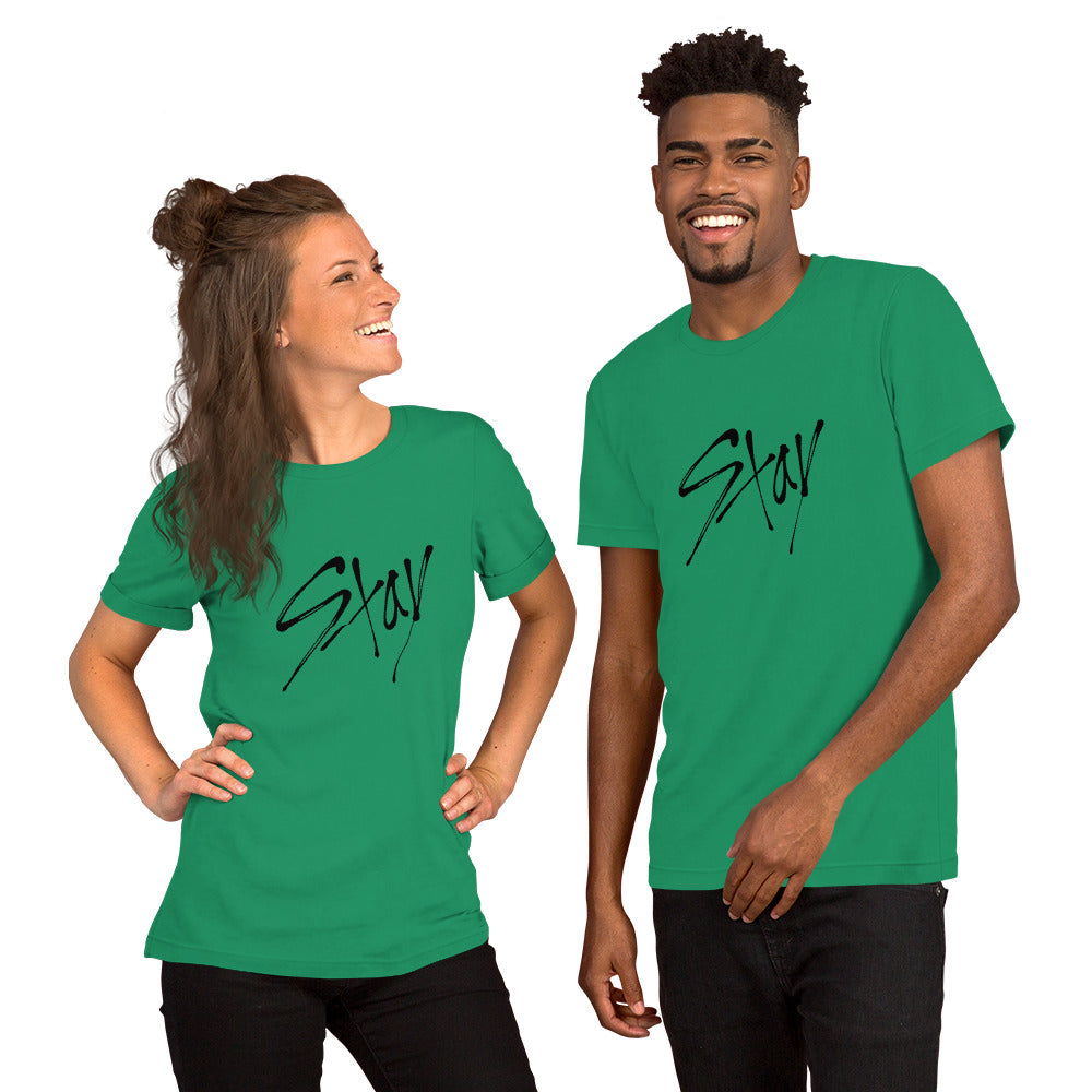 STAY Unisex T-shirt - Black Ink