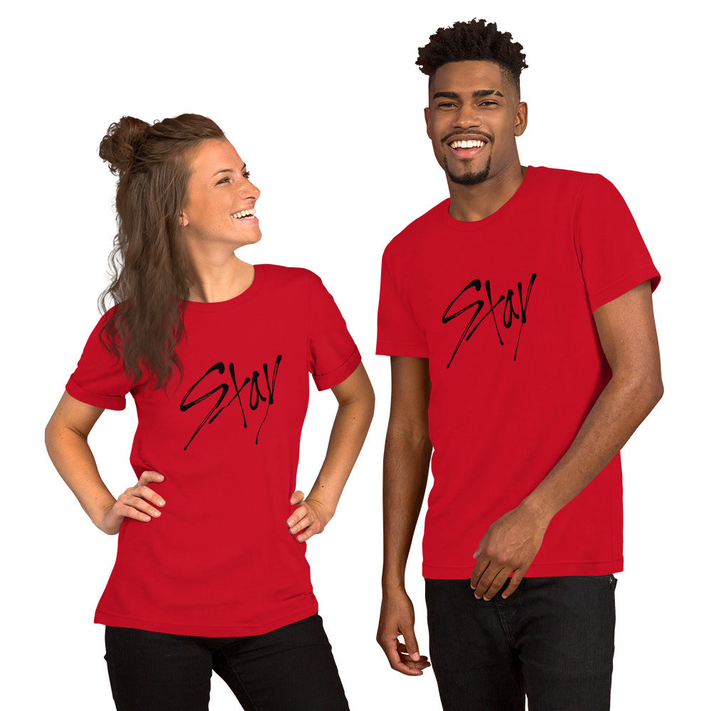 STAY Unisex T-shirt - Black Ink