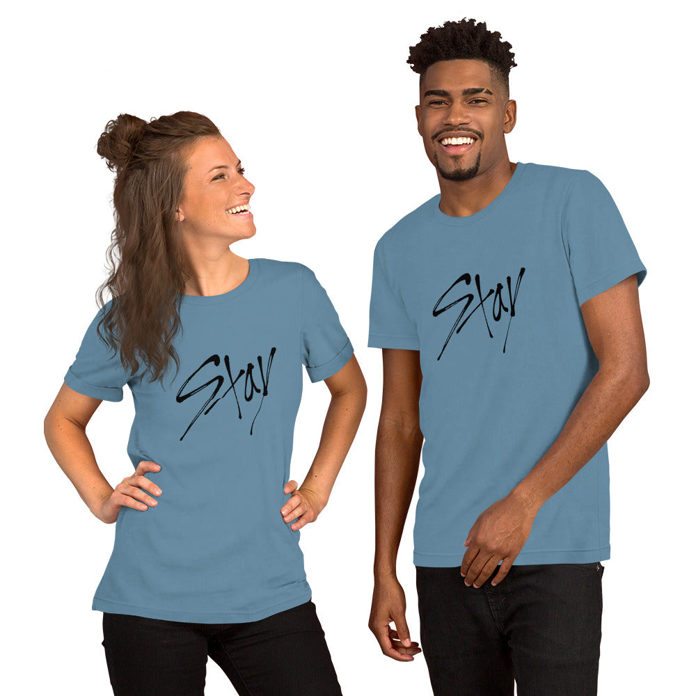 STAY Unisex T-shirt - Black Ink