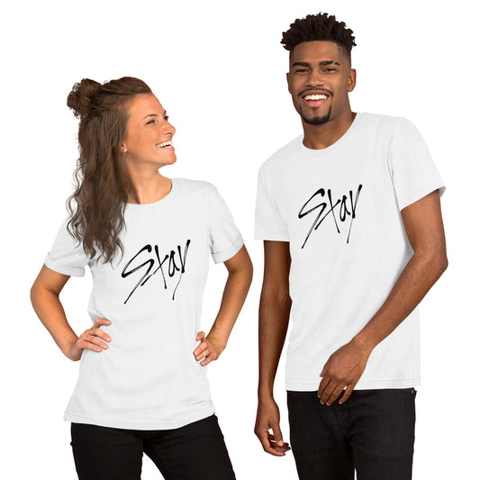 STAY Unisex T-shirt - Black Ink